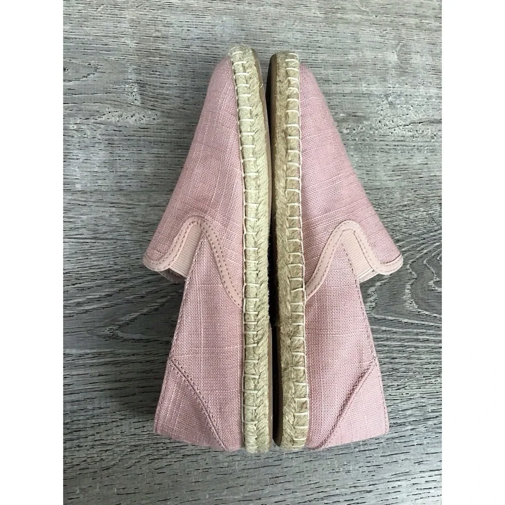 Olukai Kaula Pa'a Kapa Women's Size 7 Slip On Espadrille Flats Shoes Pink Casual
